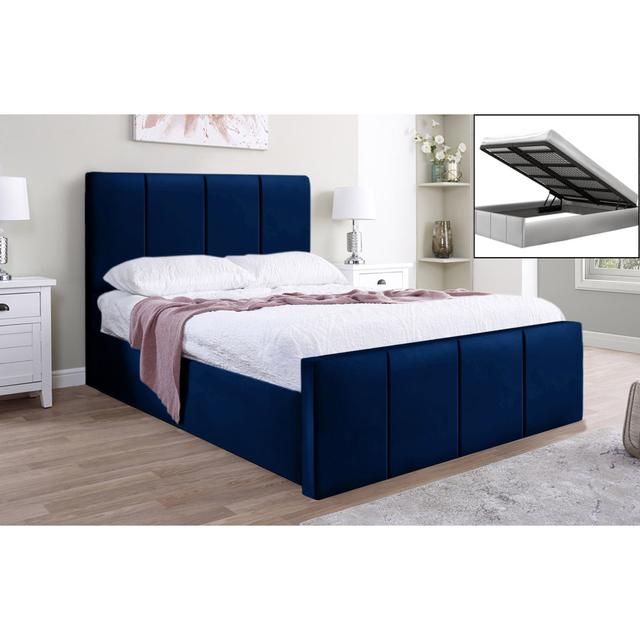 Brooklyn Storage Bed Brayden Studio Colour: Marine, Size: Small Double (4') on Productcaster.