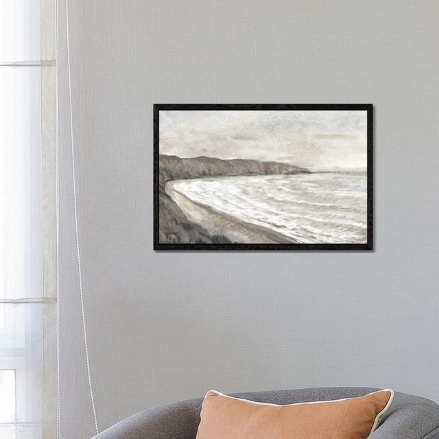 Coastal Shoreline I Highland Dunes Format: Black Framed, Size: 45.72cm H x 66.04cm W x 3.81cm D on Productcaster.