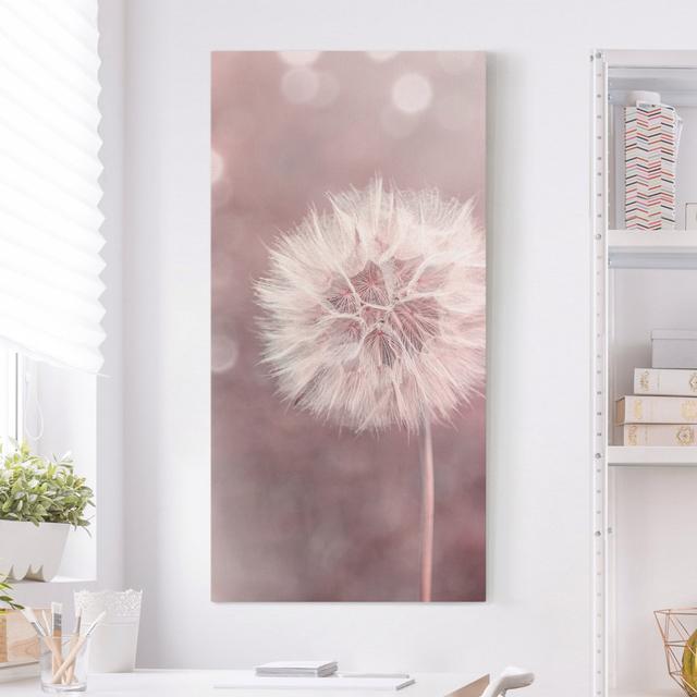 Leinwandbild Rosa Pusteblume von Andrea Haase Ebern Designs Größe: 60 cm H x 30 cm B on Productcaster.