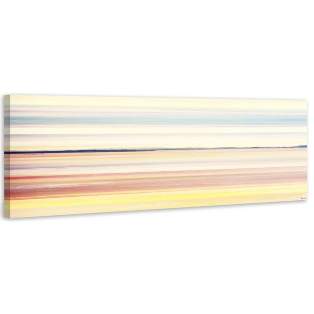 Streaks of Colour Graphic Art Wrapped on Canvas East Urban Home Size: 25cm H x 76cm W on Productcaster.