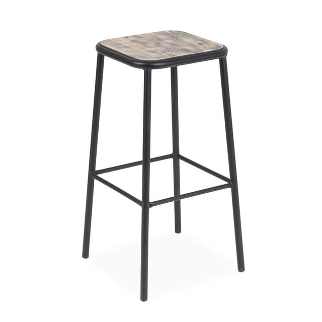 Wordsworth Bar Stool Dakota Fields Colour: Black on Productcaster.