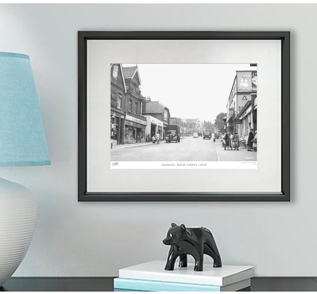 'Swanley, High Street C1950' by Francis Frith - Picture Frame Photograph Print on Paper The Francis Frith Collection Size: 28cm H x 36cm W x 2.3cm D on Productcaster.