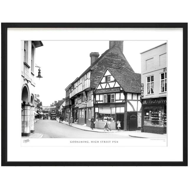 'Godalming, High Street 1924' by Francis Frith - Picture Frame Photograph Print on Paper The Francis Frith Collection Size: 45cm H x 60cm W x 2.3cm D on Productcaster.