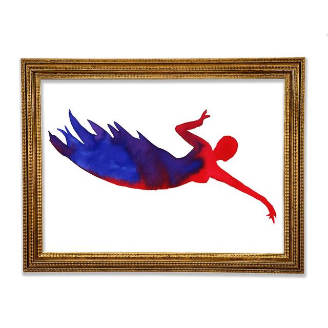 Dancing Angel 1 Framed Print Rosalind Wheeler Size: 29.7cm H x 42cm W x 3cm D on Productcaster.