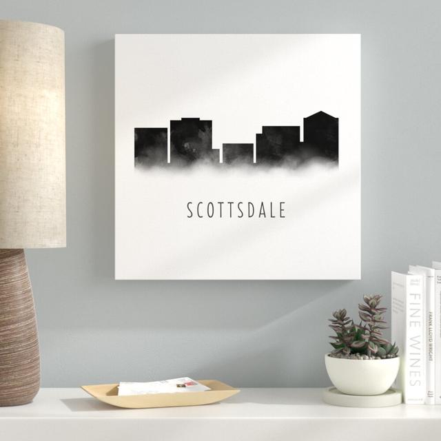 Scottsdale Watercolour - Print East Urban Home Size: 109cm H x 109cm W x 4cm D, Format: Wrapped Canvas on Productcaster.