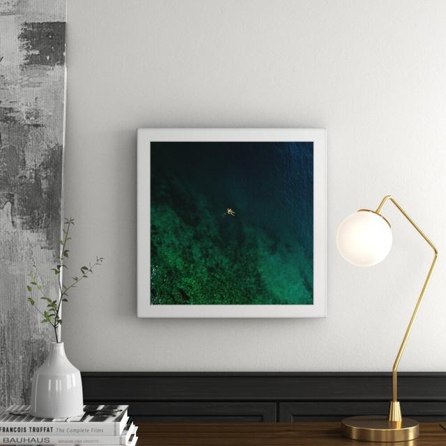 'Alone on a Float' by Karolis Janulis Framed Photographic Print East Urban Home Size: 51cm H x 51cm W x 3.81cm D on Productcaster.