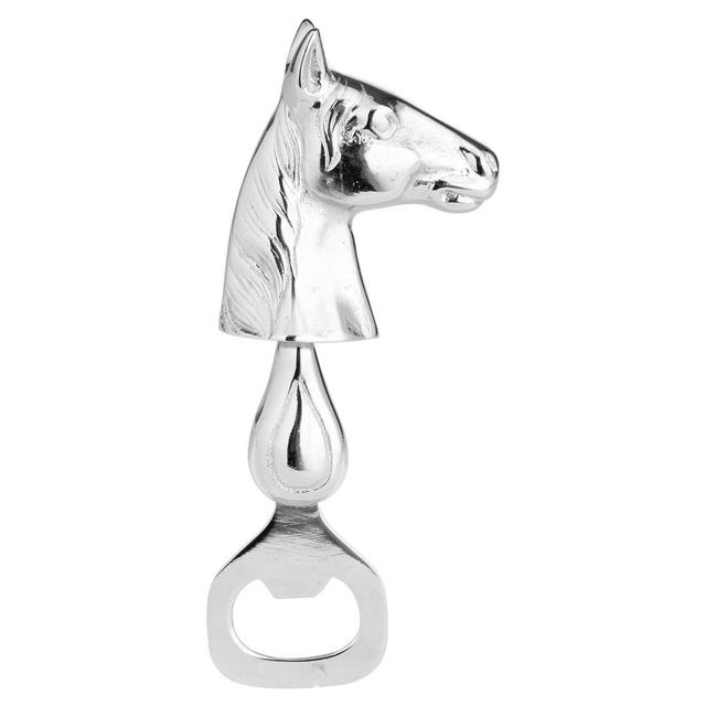 Nickel Horse Bottle Opener Hill Interiors on Productcaster.