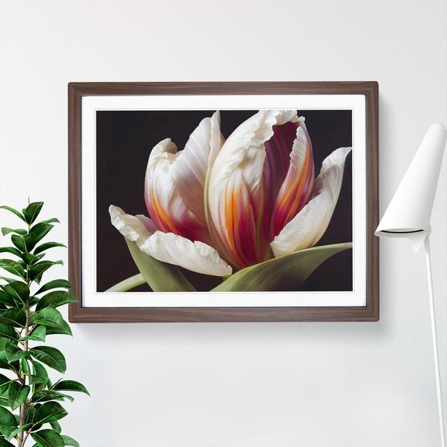 Feisty Flower - Picture Frame Photograph ClassicLiving Size: 46cm H x 64cm W x 2cm D, Frame Colour: Walnut on Productcaster.