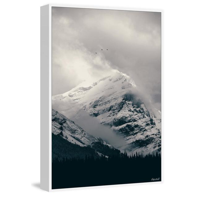 Snowy Peak by Marmont Hill - Painting Ebern Designs Format: Canvas, Size: 114cm H x 76cm W on Productcaster.