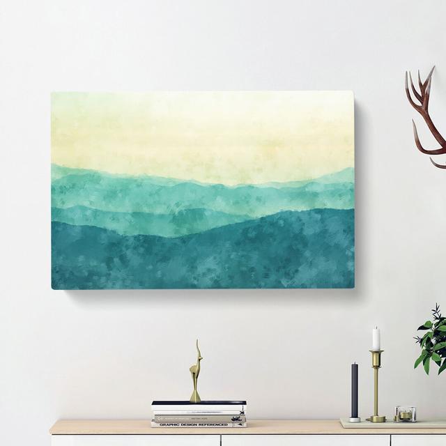 The Great Smokey Mountains - Wrapped Canvas Painting East Urban Home Size: 40cm H x 60cm W x 3cm D on Productcaster.