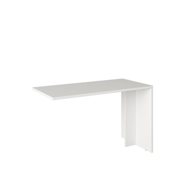 Ericamarie Kitchen Bar Extension Desk 17 Stories Colour: White on Productcaster.