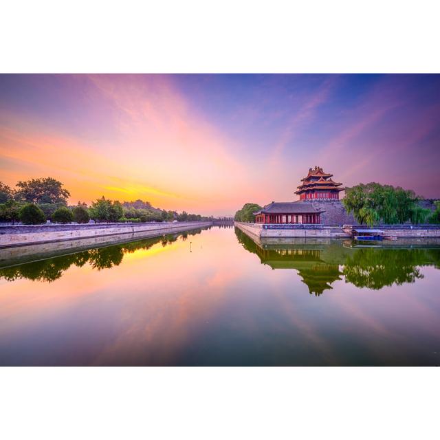 Forbidden City Moat - Wrapped Canvas Photograph 17 Stories Size: 61cm H x 91cm W on Productcaster.