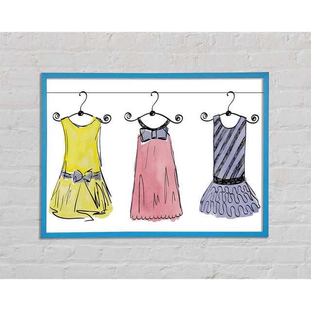 Mini Dresses - Single Picture Frame Art Prints Rosalind Wheeler Size: 21cm H x 29.7cm W x 2cm D on Productcaster.