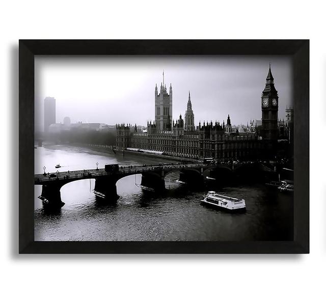 London - Picture Frame Photograph on Canvas Ebern Designs Size: 60cm H x 84cm W x 10cm D on Productcaster.