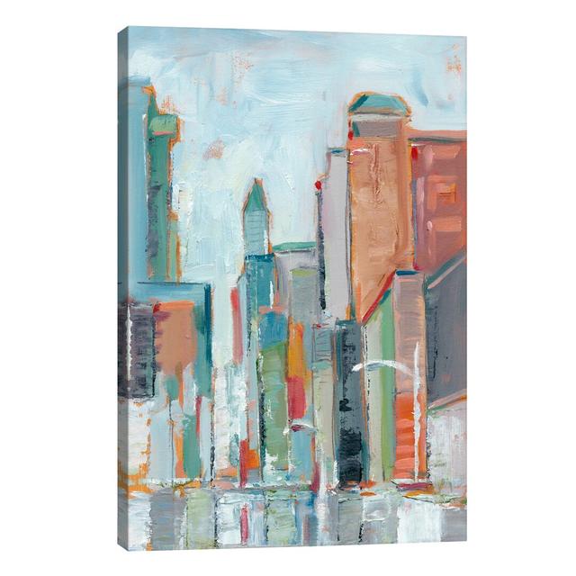 Downtown Contemporary I by Ethan Harper - Painting on Canvas Ebern Designs Size: 152.4cm H x 101.6cm W x 3.81cm D, Format: Wrapped Canvas on Productcaster.