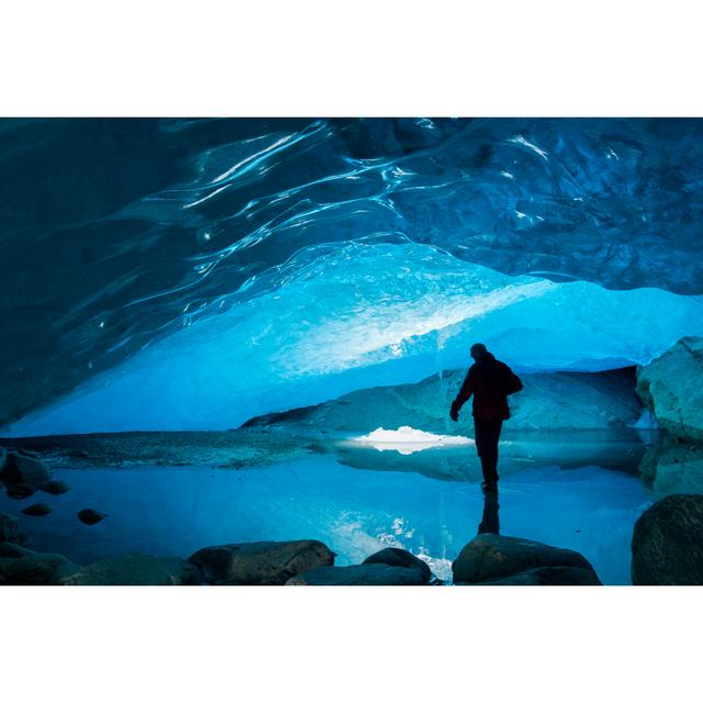 Exploring an ice cave in norway House of Hampton Size: 50cm H x 75cm W on Productcaster.