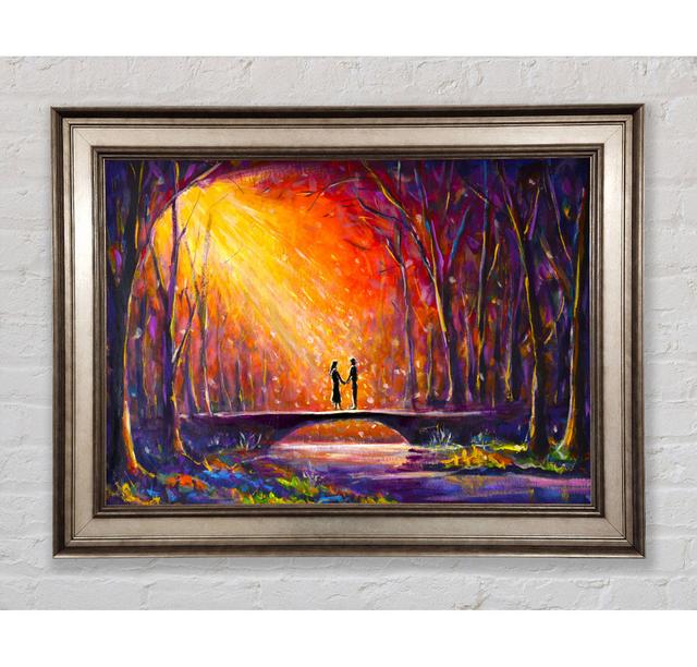 Meeting In The Forest - Single Picture Frame Art Prints Bright Star Size: 42cm H x 59.7cm W x 8 cm D on Productcaster.