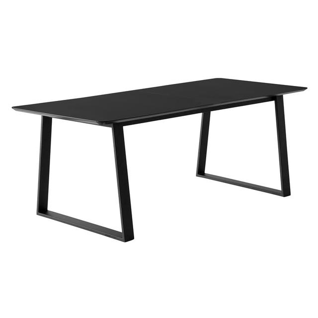 Ausziehbarer Esstisch Meza by Hammel Hammel Furniture Farbe der Tischplatte: schwarz, Größe: 73,2 cm H x 210 cm L x 100 cm B on Productcaster.