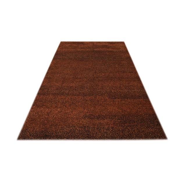 Kerima Handmade Shag Wool Terracotta Rug Bakero Rug Size: Rectangle 70 x 140cm on Productcaster.