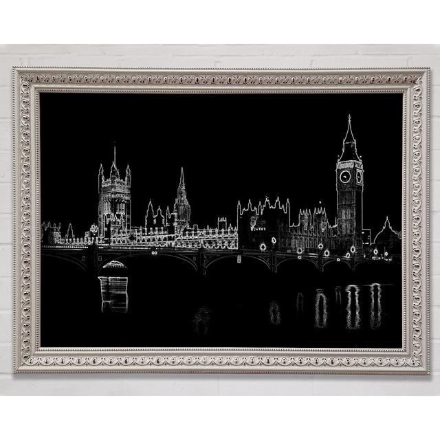 London Houses Of Parliment - Einzelne Bilderrahmen Kunstdrucke Bright Star Größe: 21 cm H x 29,7 cm B x 3 cm T on Productcaster.