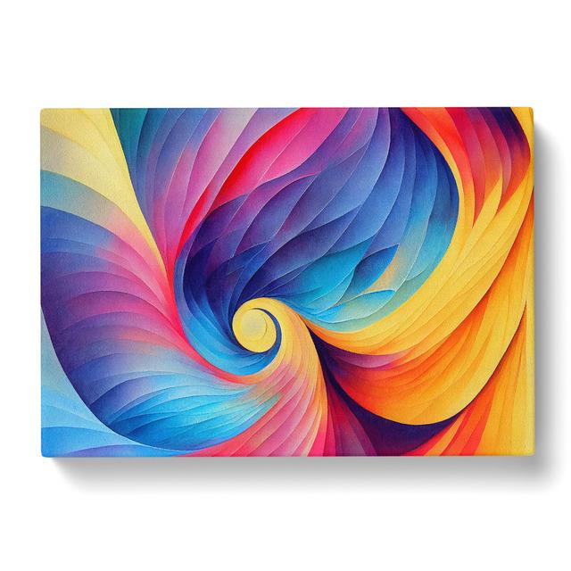 Modern Fractal Art Vol.2 Abstract - Wrapped Canvas Painting Metro Lane Size: 35cm H x 50cm W x 3cm D on Productcaster.