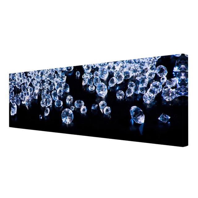 Sparkling Diamonds Photographic Print on Canvas East Urban Home Size: 90 L x 30 W on Productcaster.