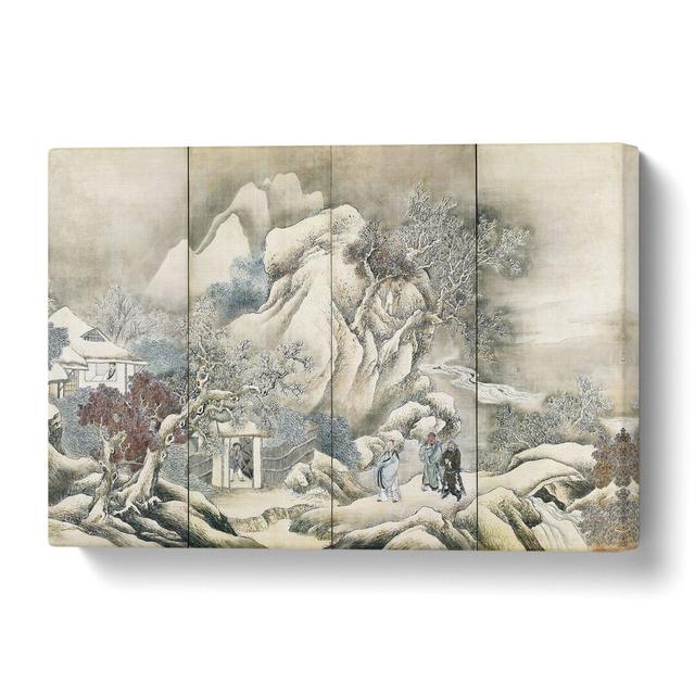 'Liu Bei Visiting Zhuge Liang' by Yosa Buson - Wrapped Canvas Painting Print East Urban Home Size: 50.8 cm H x 76.2 cm W on Productcaster.