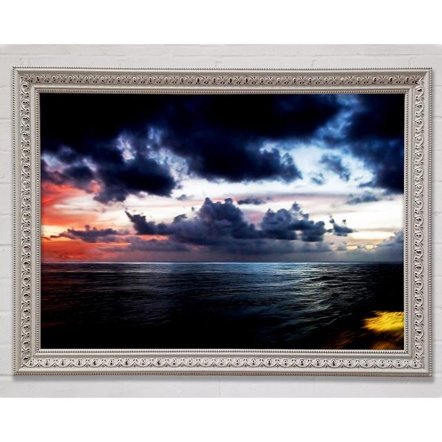 Blue Ocean Shoreline - Single Picture Frame Print Bright Star Size: 21cm H x 29.7cm W on Productcaster.