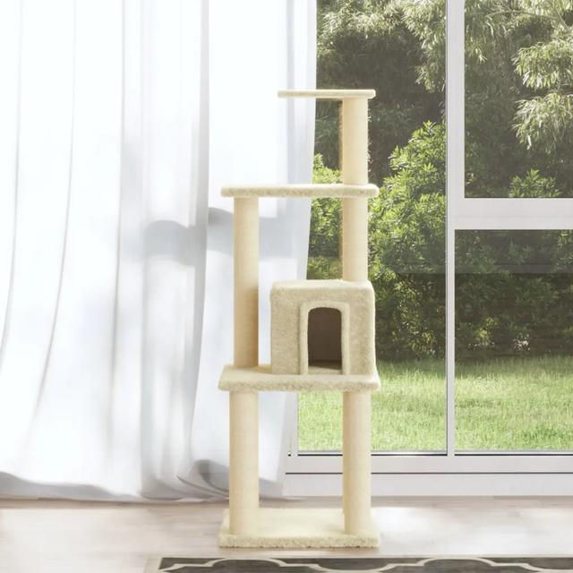 Fortuna 106cm H Cat Tree Archie & Oscar Colour: Cream on Productcaster.