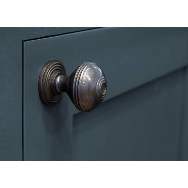 Prestbury Cabinet Round Knob From The Anvil Finish: Aged Bronze on Productcaster.