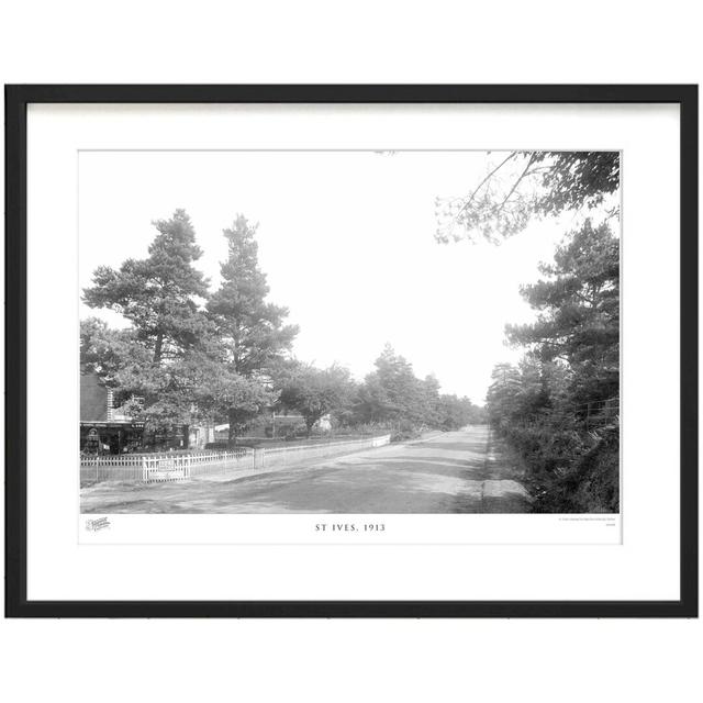 'St Ives, 1913' by Francis Frith - Picture Frame Photograph Print on Paper The Francis Frith Collection Size: 40cm H x 50cm W x 2.3cm D on Productcaster.