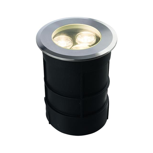 Caggiano Black Integrated LED Metal Well Light Dakota Fields Size: 10cm H x 8cm W x 8cm D on Productcaster.