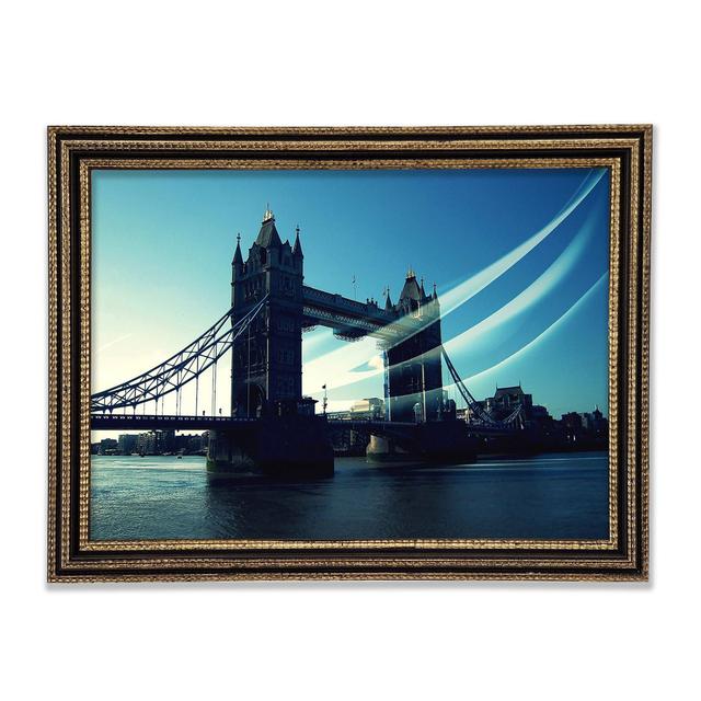 Tower Bridge London Trail - Single Picture Frame Art Prints Ebern Designs Size: 42.1cm H x 59.7cm W on Productcaster.