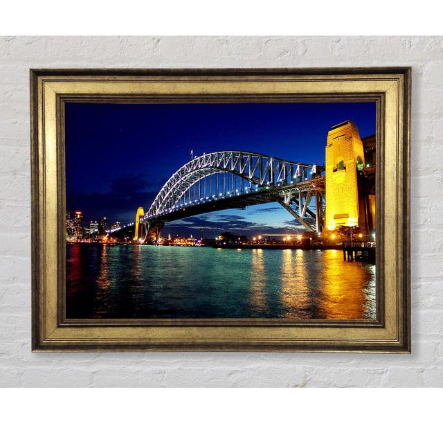 Sydney Harbour Bridge Reflections - Print Brayden Studio Size: 21cm H x 42cm W x 8cm D on Productcaster.