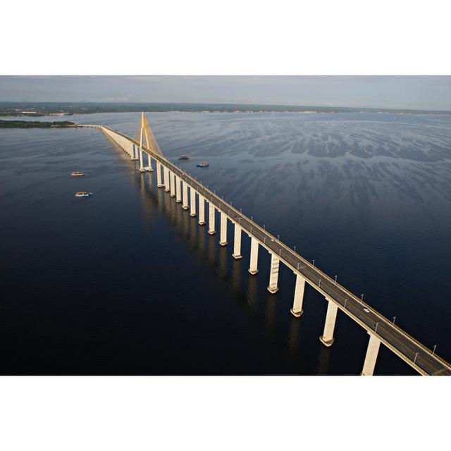 Rio Negro Bridge Highland Dunes Size: 30cm H x 46cm W x 3.8cm D on Productcaster.