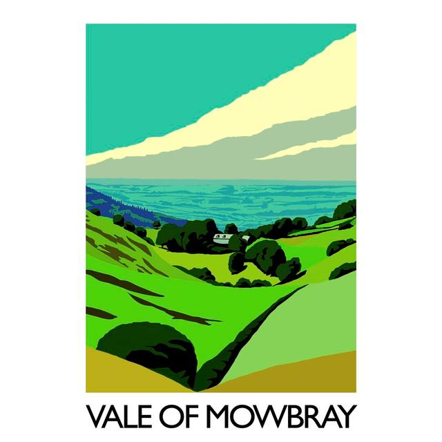 Vale of Mowbray by Richard O'Neil - Graphic Art Print on Paper East Urban Home Format: No Frame, Size: 50 cm H x 40 cm W x 1 cm D on Productcaster.