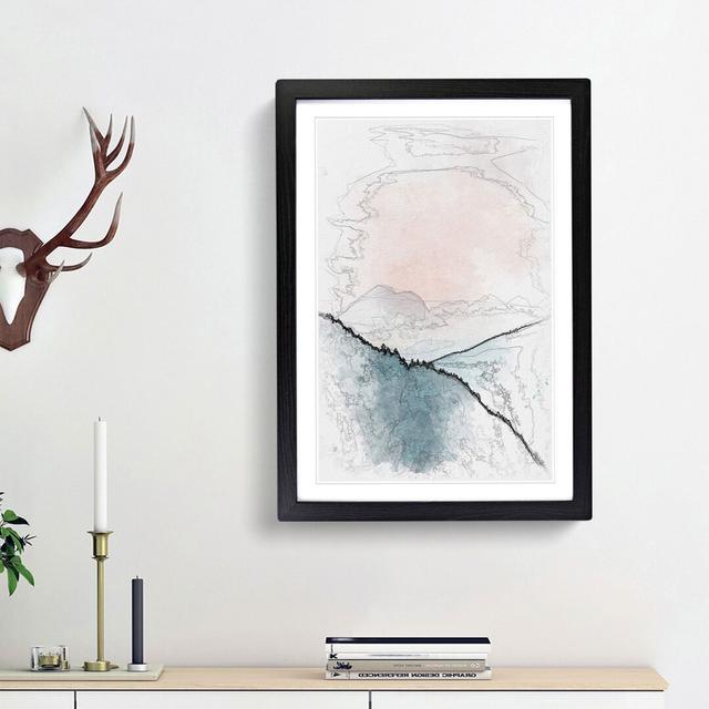 The Forest Angles - Picture Frame Painting Print East Urban Home Size: 87cm H x 62cm W x 2cm D, Frame Option: Black Framed on Productcaster.