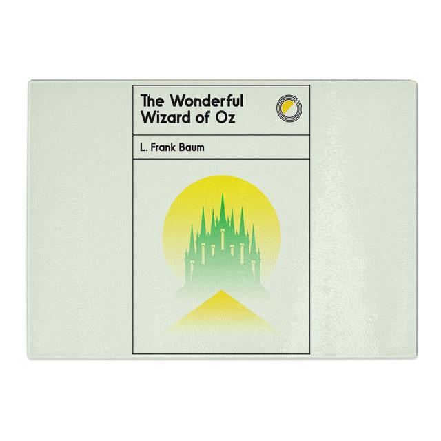 Book Cover the Wonderful Wizard of Oz L. Frank Baum Chopping Board East Urban Home Size: 0.4cm H x 28.5cm W x 39cm L on Productcaster.