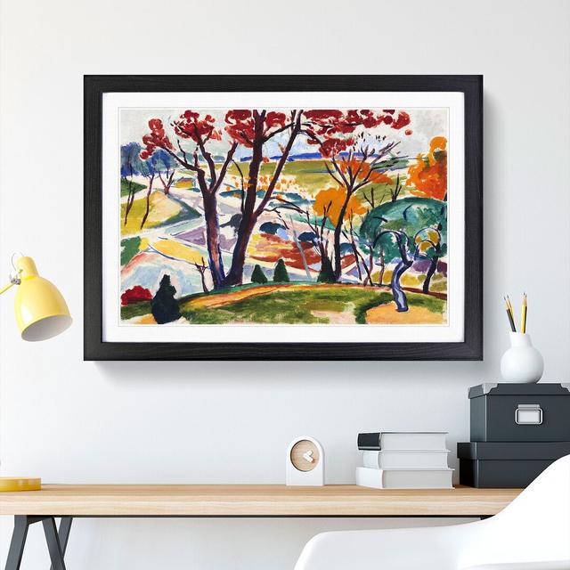 Huntingdon Valley by Henry Lyman Sayen - Picture Frame Painting East Urban Home Frame Option: Black Framed, Size: 36cm H x 48cm W x 2cm D on Productcaster.