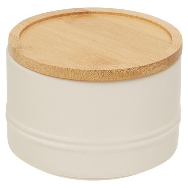 Fenwick Kitchen Canister Brambly Cottage Size: 7cm H x 11cm W x 11cm D, Colour: Cream on Productcaster.