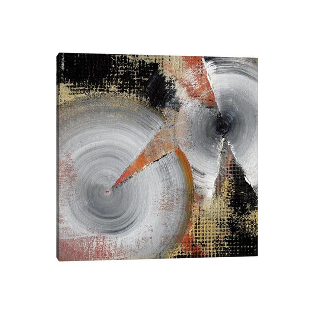 Circle Abstract I by NOAH - Wrapped Canvas Gallery-Wrapped Canvas Giclée Borough Wharf Size: 45.72cm H x 45.72cm W x 3.81cm D on Productcaster.