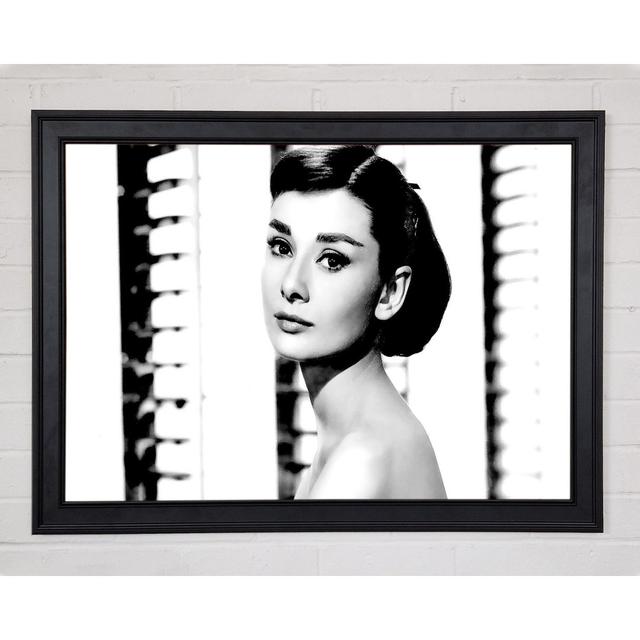 Audrey Hepburn - Druck Ebern Designs Größe: 84,1 cm H x 118,9 cm B x 1,5 cm T on Productcaster.