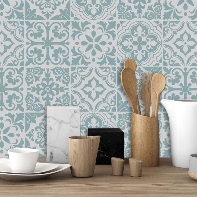 Emilyrose 15cm W x 15cm L Vinyl Peel and Stick Mosaic Tile (Set of 3) East Urban Home on Productcaster.