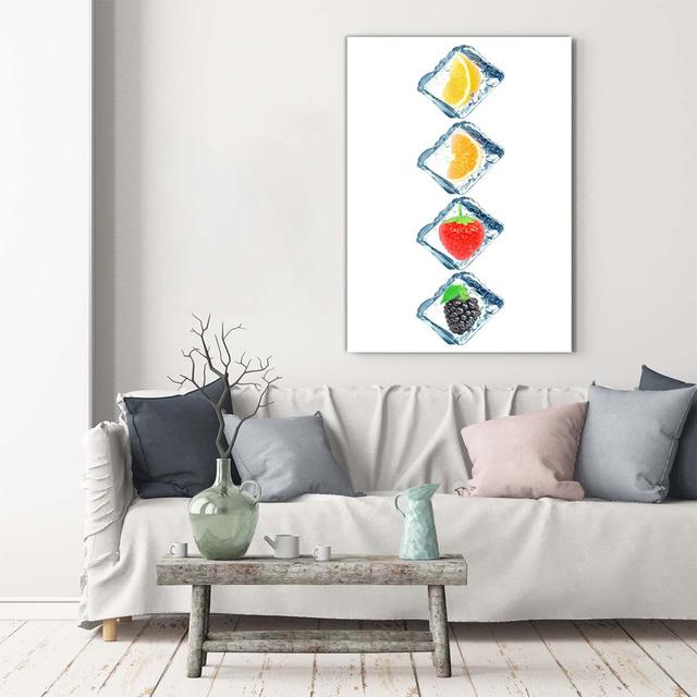 Fruit and Ice - Wrapped Canvas Art Prints Ebern Designs on Productcaster.