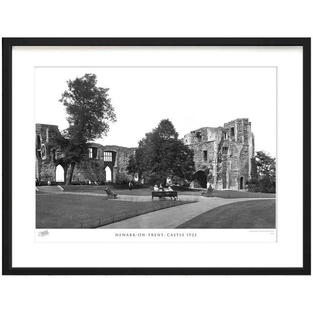 'Newark on Trent, Castle 1923' - Picture Frame Photograph Print on Paper The Francis Frith Collection Size: 60cm H x 80cm W x 2.3cm D on Productcaster.