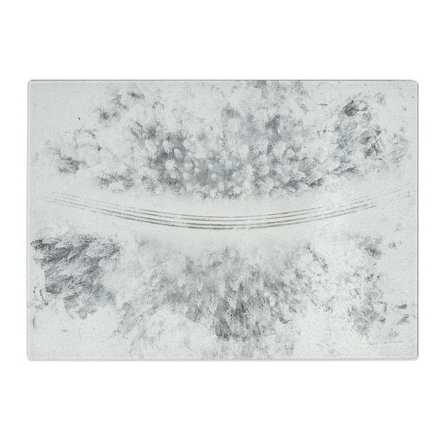 Tempered Glass Winter Road Watercolour Chopping Board East Urban Home Size: 28.5 cm x 39 cm on Productcaster.