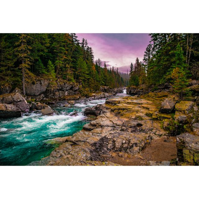 Glacier National Park, Montana - Wrapped Canvas Print Union Rustic Size: 30cm H x 46cm W x 3.8cm D on Productcaster.