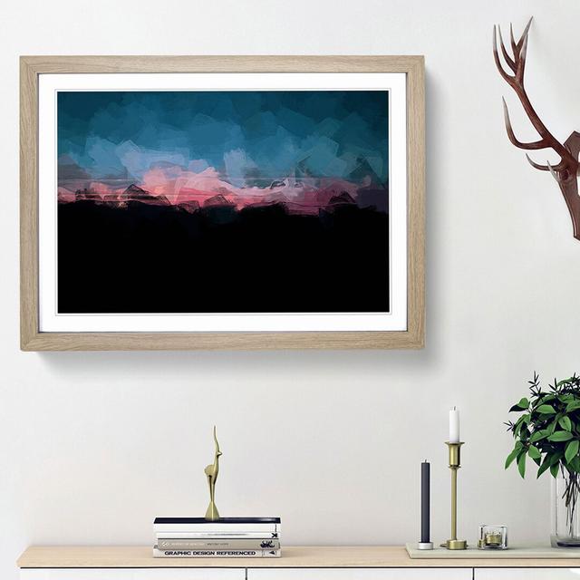 The Lake District in Abstract - Picture Frame Graphic Art Print East Urban Home Size: 27cm H x 36cm W x 2cm D, Frame Option: Oak Framed on Productcaster.