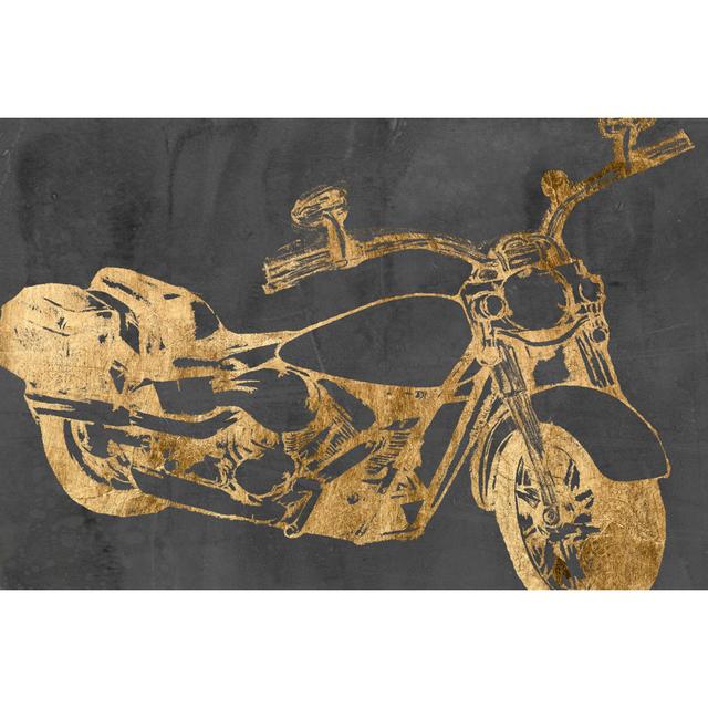 Motorcycle Bling I by Jennifer Goldberger - Wrapped Canvas Art Prints Williston Forge Size: 61cm H x 91cm W on Productcaster.