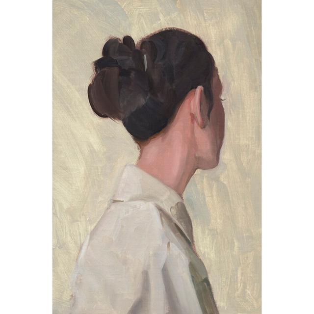 Female Portrait I by Jacob Green - Wrapped Canvas Painting Print Rosalind Wheeler Size: 91cm H x 61cm W on Productcaster.